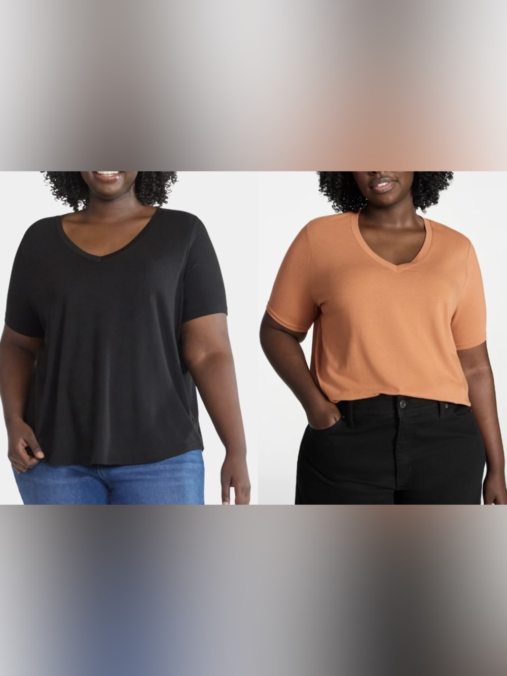 V-Neck Short Sleeve Tee - 2 Pack